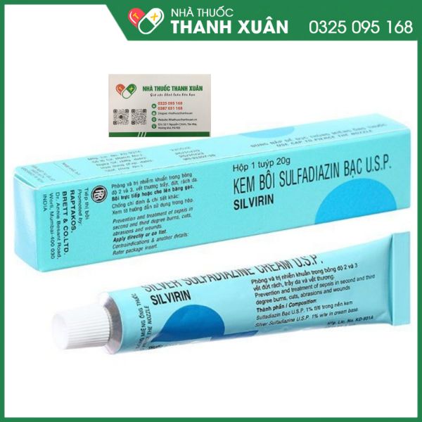 Sulfadiazin bạc - Thuốc phòng ngừa và điều trị nhiễm khuẩn